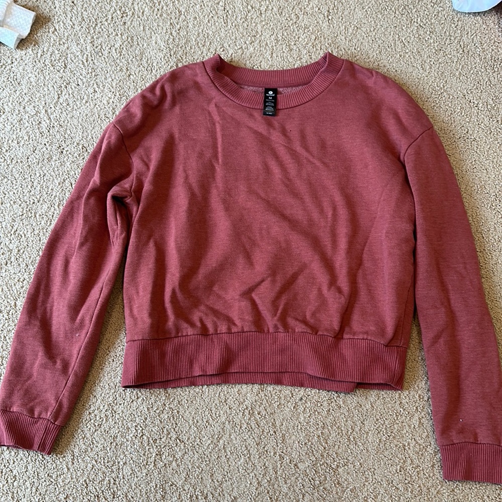 Dark coral sweater
